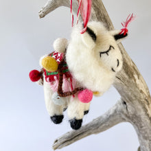 Load image into Gallery viewer, White Lama Ornament