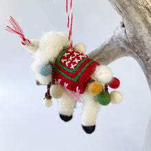 Load image into Gallery viewer, White Lama Ornament