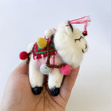 Load image into Gallery viewer, White Lama Ornament