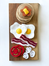 Load image into Gallery viewer, Felt Breakfast Play Set. Play kitchen food. Preschool kindergarten toys. Role-Playing Toys, Felt Toy For Kid, Montessori Toys, Pretend Play.