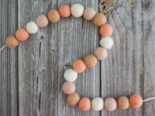 Load image into Gallery viewer, Valentines Day Decor. Pom Pom Garland. Valentine Garland. Felt Garland. Valentine Banner.