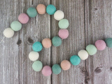 Load image into Gallery viewer, Spring Garland. Boho Decor. Felt Pom Poms Garland.Felt Balls Garland. Felt Pompom Garland