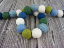 Load image into Gallery viewer, Spring Garland. Easter Garland. Pom Poms Garland. Felt Balls Garland. Felt Pompom Garland