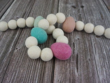 Load image into Gallery viewer, Pom Pom Garlad. Easter Garland. Pompom Garland. Easter Decor. Felt Balls Garland.