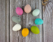 Load image into Gallery viewer, Easter Eggs. Felt Easter Eggs. Easter Table Decor. Felt Egg Easter.
