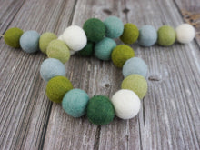 Load image into Gallery viewer, St Patrick Garland. Spring Garland. Pom Poms Garland. Felt Balls Garland. Felt Pompom Garland