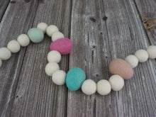 Load image into Gallery viewer, Pom Pom Garlad. Easter Garland. Pompom Garland. Easter Decor. Felt Balls Garland.