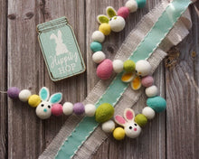 Load image into Gallery viewer, Pom Pom Garland - Easter Garland. Felt Garland. Easter Decor Pompom Garland. Felt Ball Garland