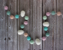 Load image into Gallery viewer, Pom Pom Garland - Easter Garland. Spring Garland. Pom Poms Garland. Felt Balls Garland. Felt Pompom Garland