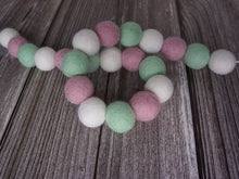 Load image into Gallery viewer, Spring Garland. Felt Pom Poms Garland.Felt Balls Garland. Felt Pompom Garland
