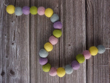 Load image into Gallery viewer, Spring Garland. Felt Pom Poms Garland.Felt Balls Garland. Felt Pompom Garland