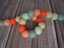 Load image into Gallery viewer, Pom Pom Garland. Felt Garland. Pompom Garland.Felt Balls Garland. Felt Pompom Garland