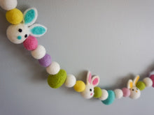 Load image into Gallery viewer, Pom Pom Garland - Easter Garland. Felt Garland. Easter Decor Pompom Garland. Felt Ball Garland