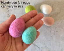 Load image into Gallery viewer, Easter Eggs. Felt Easter Eggs. Easter Table Decor. Felt Egg Easter.