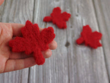 Load image into Gallery viewer, Pom Pom Garland - Maple Leaf - Canada Day Garland. True North. Summer Decor. Pompom Garland. Felt Ball Garland