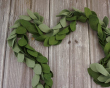 Load image into Gallery viewer, Greenery Garland. Leaf Garland. Magnolia Leaf Garland. Eucalipqus Leaf Garland. Farmhouse Decor. Farmhouse Garland. Summer Garland
