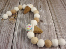 Load image into Gallery viewer, Pom Pom Garland - Summer Garland. Ice Cream Party. Pool Party Garland. Pompom Garland. Felt Ball Garland