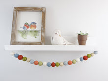 Load image into Gallery viewer, FALL Garland. FALL Decor. Felt Pom Poms Garland. Felt Balls Garland. Felt Pompom Garland