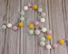 Load image into Gallery viewer, Pom Pom Garland. Felt Garland. Pompom Garland.Felt Balls Garland. Felt Pompom Garland