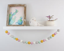 Load image into Gallery viewer, Pom Pom Garland. Felt Garland. Pompom Garland.Felt Balls Garland. Felt Pompom Garland