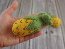 Load image into Gallery viewer, Large Felt Pineapple. Wool Pineapple. Felted Pineapple. Pineapple decor. Pineapple felt decoration