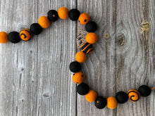 Load image into Gallery viewer, HALLOWEEN DECOR. Halloween Garland. Pom Poms Garland. Fall Decor. Autumn Decor
