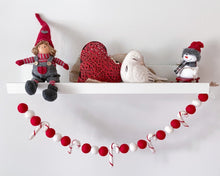Load image into Gallery viewer, 5ft Candy Cane Garland SALE