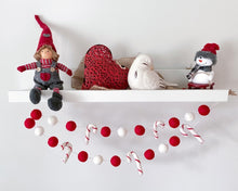 Load image into Gallery viewer, 5ft Candy Cane Garland SALE