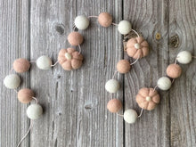 Load image into Gallery viewer, FALL Decor. Pom Poms Garland. Pumpkin Decor. Pumpkin Garland. Felt Pompom Garland