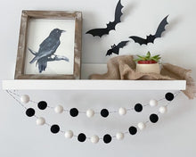 Load image into Gallery viewer, HALLOWEEN DECOR. Halloween Garland. Pom Poms Garland. Fall Decor. Autumn Decor