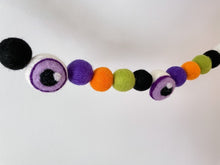 Load image into Gallery viewer, HALLOWEEN DECOR. Halloween Garland. Pom Poms Garland. Fall Decor. Autumn Decor