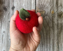 Load image into Gallery viewer, Felt Apple. Felt Shapes. Autumn Decor. Fall Decor. Fall Apple Decor