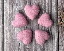 Load image into Gallery viewer, Felt Heart. Felted Heats. Wool Heart. Heart Decor. Valentines Decor. Felt Shape