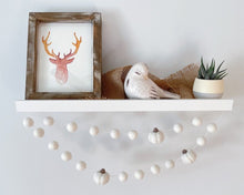 Load image into Gallery viewer, FALL Decor. Pom Poms Garland. Pumpkin Decor. Pumpkin Garland. Felt Pompom Garland