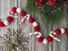 Load image into Gallery viewer, 5ft Candy Cane Garland SALE