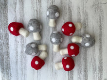 Load image into Gallery viewer, Felt Mushroom. Felt Shape. Felted Mushroom Decor.