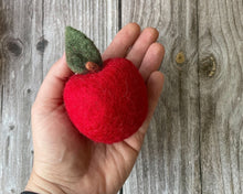 Load image into Gallery viewer, Felt Apple. Felt Shapes. Autumn Decor. Fall Decor. Fall Apple Decor