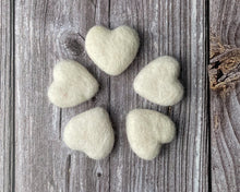 Load image into Gallery viewer, Felt Heart. Felted Heats. Wool Heart. Heart Decor. Valentines Decor. Felt Shape