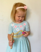 Load image into Gallery viewer, Wooden Slingshot with Felt balls Ammo. Wooden Sling Shot. Felt Pomps Ammo.