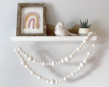 Load image into Gallery viewer, Farmhouse Felt Garland. Felt Pom Poms Garland.Felt Balls Garland. Felt Pompom Garland