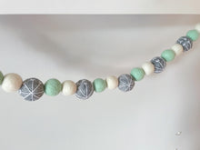 Load image into Gallery viewer, Christmas Felt Garland. Christmas Garland. Felt Pom Poms Garland.Felt Balls Garland. Felt Pompom Garland