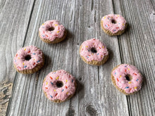 Load image into Gallery viewer, Felt Donut. Felted Donut. Felt Food. Wool Felt Donut. Donut Decor. Felt Shape