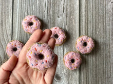 Load image into Gallery viewer, Felt Donut. Felted Donut. Felt Food. Wool Felt Donut. Donut Decor. Felt Shape