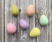 Load image into Gallery viewer, Easter Eggs. Felt Easter Eggs. Easter Table Decor. Felt Egg Easter.