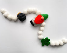 Load image into Gallery viewer, St Patrick Garland. Spring Garland. Pom Poms Garland. Felt Balls Garland. Felt Pompom Garland