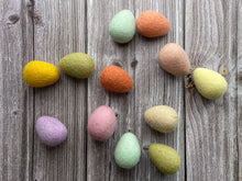 Load image into Gallery viewer, Easter Eggs. Felt Easter Eggs. Easter Table Decor. Felt Egg Easter.