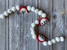 Load image into Gallery viewer, Back to School Garland. Pom Pom Garland. First day of School. Teacher Gifts. Apple Garland.