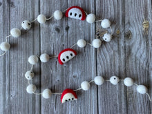 Load image into Gallery viewer, Back to School Garland. Pom Pom Garland. First day of School. Teacher Gifts. Apple Garland.