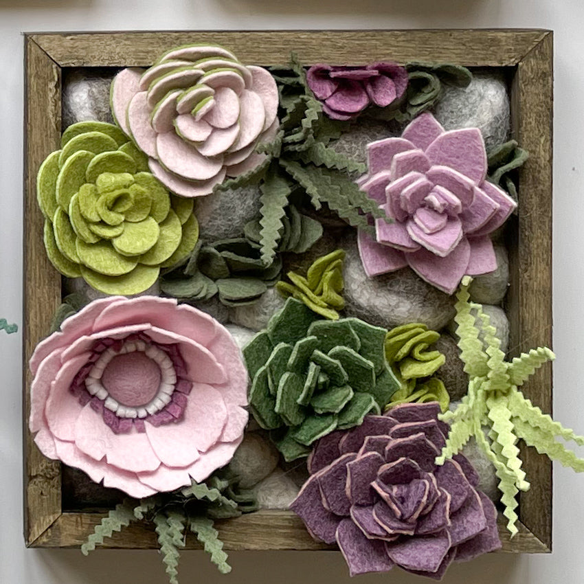 Succulent decor - large