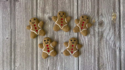Felt Gingerbread Man. Gingerbread Man Decor. Felted Gingerbread Man. Christmas Felt Decor. Felt Shape